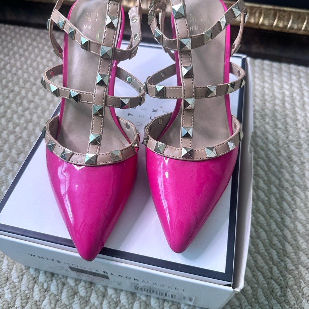 Mix No. 6 Hot Pink Studded Sandals